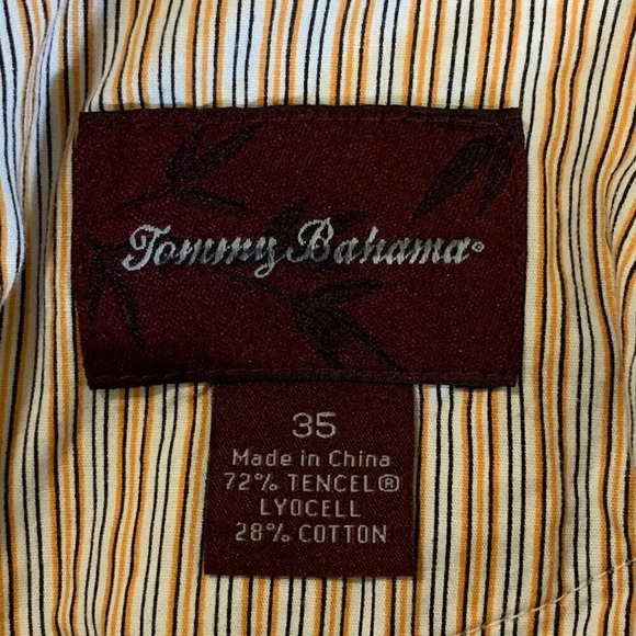 Tommy‎ Bahama Men's Classic 5 Pocket Tencel Flat Front Straight Pants Size 35x28 - Picture 7 of 12